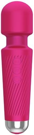 AmeMakye Mini Upgraded Rechargeable Handheld Waterproof Massager,Electric Portable Back Massager for Back Neck Shoulder Body,Light Rose by AmeMakye