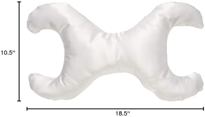 Save My Face!" La Petite Pillow (White, Satin) - Image 2