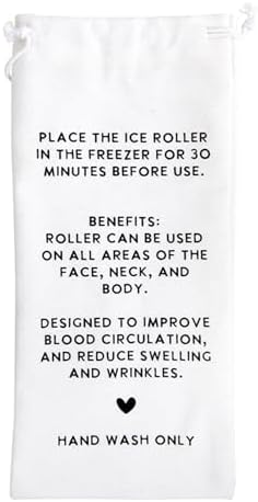 Bella Sleep + Spa Ice Roller for Face and Body Massage Puffiness and Migraine Relief Skin Care Tool, Large, Pink - Image 6