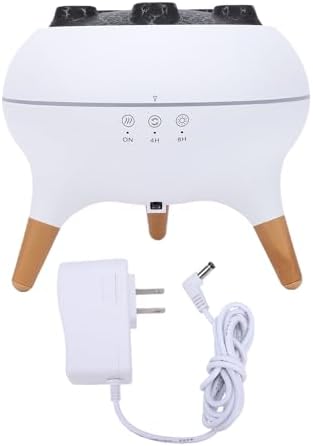 250mL Desktop Humidifier with 7-Color Lights, Music, Two Mist Modes, 4H/8H Timer (US Plug 100-240V) - Image 7