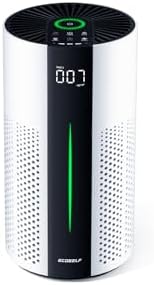 ECOSELF Air Purifiers for Home Large, Air Purifiers for Bedroom 360° Air Intake with Smart Auto Mode, HEPA Air Purifier, Air Cleaner for Smoke by ECOSELF