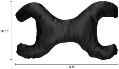 Save My Face!" La Petite Pillow (Black, Satin) - Image 5