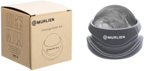 Massage Roller Ball, Tight and Sore Muscles Relief, Manual Massager, Alleviating Shoulder, Arms, Back, Legs, Calves or Muscle Tension - Gray - Image 7