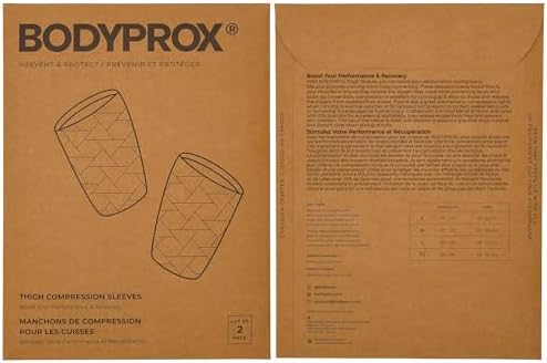 BODYPROX Thigh Compression Sleeve(1 Pair), Hamstring Compression Sleeve for Men and Women - Image 7