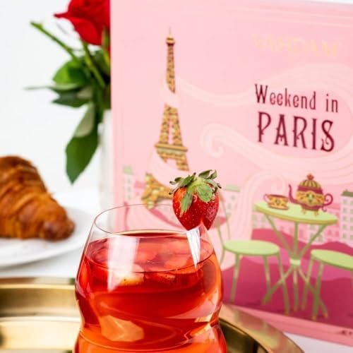 VAHDAM, Weekend in Paris Tea Gift Set - 9 Assorted Teas | Travel Edition Gift Box | Natural Ingredients Luxury Tea Set | Gluten Free, Non-GMO - Image 4
