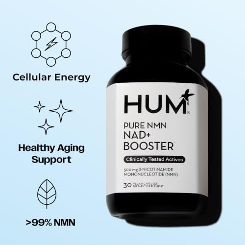 HUM NMN Supplement 500mg, Clinically Studied Uthever® NAD+, 30-Day Supply - Image 2