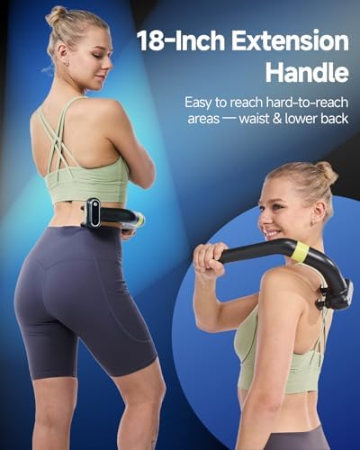 3-in-1 Detachable Massage Gun Deep Tissue with Extension Handle - Image 2