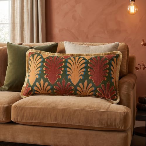 patdrea Designer Vintage Velvet Throw Pillow Cover,12"x28"-OldlegendA - Image 7