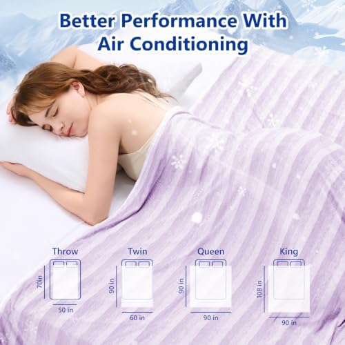 GOHERO Cooling Blanket 60"x90" Summer Cooling Blanket for Hot Sleepers - Image 6