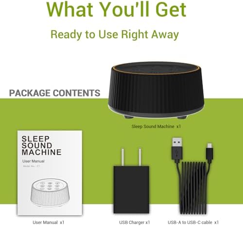 White Noise Machine,Black Sleep Sound Maker,26 Sounds - Image 7
