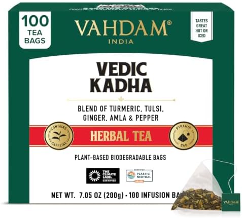 VAHDAM Vedic Kadha Teabags (100 count) Indian Ancient Recipe by Unknown