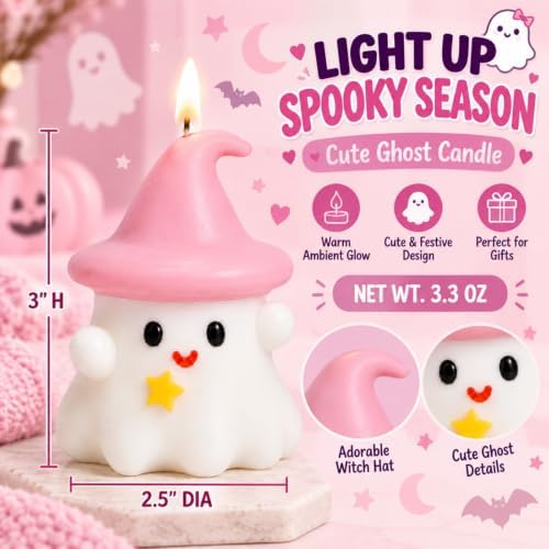 Pink Halloween Boo Basket Stuffers Gift Set for Women Including Glass Cup - Image 3