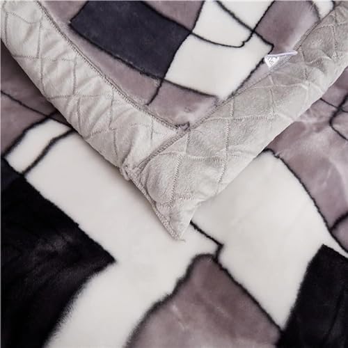9 lbs Korean Mink Blanket Queen Size 79×91 inch,2 ply Soft Warm Plush Flannel Blanket for The Cold Night. - Image 7