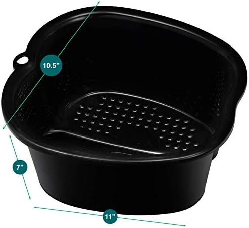 AllSett Health Foot Soaking Bath Basin – Large Size for Soaking Feet | Pedicure and Massager Tub for At Home Spa Treatment | Callus, Fungus, Dead Skin Remover - Image 7