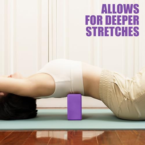 Septo 2 Pcs Yoga Blocks, 9x6x3 Inch Foam Blocks for Pilates - Image 7