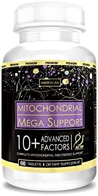 Actif Mitochondrial Mega Support with 10+ Advanced Factors - Non GMO, Fast Acting, Mitochondria and Energy Support, Made in USA, 60 Count - Image 4