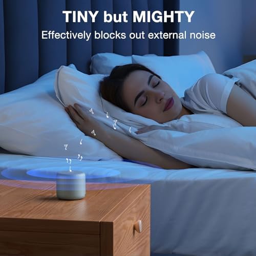 White Noise Machine Baby Portable Sound Machine,LEICEX Travel Sound Machine,15 Non-Looping Sound Timer and Memory Play, Mini White Noise Machine for Sleeping Office Travel (Slate) - Image 7