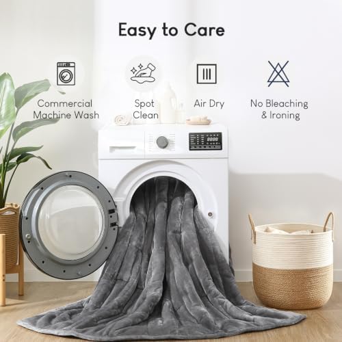 Cottonblue Sherpa Fleece Weighted Blanket for Adults 15 lbs 48x72in Soft - Image 6