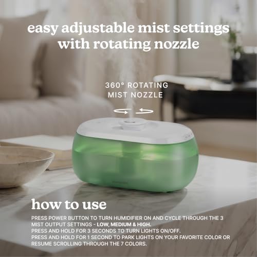 Homedics Ultrasonic Humidifier with Visible Cool Mist 0.5-Gal Top-Fill Tank - Image 6