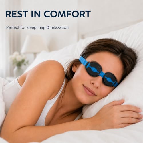 Dry Eye Moist Sleep Mask, High Moisturizing 100% Blackout Goggles - Image 7