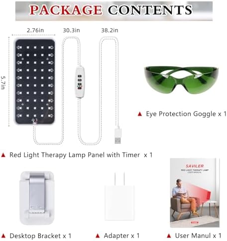 Red Light Therapy Lamp, Handheld 660nm 850nm Infrared Light Device - Image 7