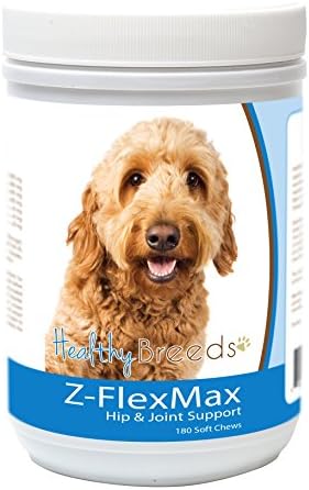 Healthy Breeds Goldendoodle Z-Flex Max Dog Hip and Joint Support 180 Count by HealthyBreeds