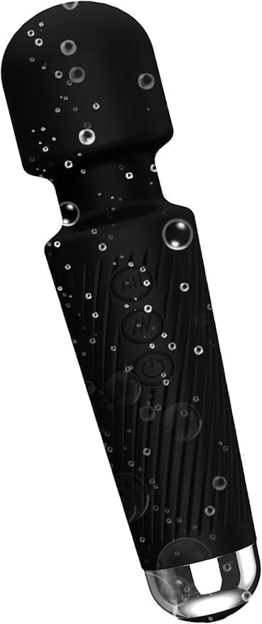 AmeMakye Mini Upgraded Rechargeable Handheld Waterproof Massager, Black - Image 2