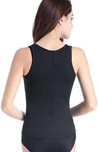 Vinmin Womens Neoprene Sauna Sweat Zip Vest, Thermo Waist Trainer Top - Image 6