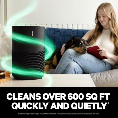 PuroAir 130 HEPA Air Purifiers for Home Pets - Covers Up To 600 Sq Ft - Filters Up To 99.9% of Pollutants, Smoke, Pollen, Dust - Quiet HEPA Air Filter - Air Purifiers for Bedroom - Image 2