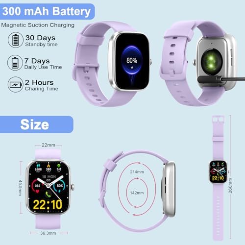 Smart Watch for Men Women (Answer/Make Call), 2026 New 1.91" HD SmartWatch, Fitness Watch with 120+ Sport Modes, IP68 Waterproof, Pedometer, Heart Rate/Sleep Monitor, Activity Tracker for Android iOS - Image 7