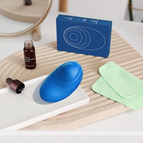 Personal Facial Massager, Neck Massager Face Back Massager Tool, Mini Electric Cordless Massager Multi-Function Modes Body Massager for Women Gift(Blue) - Image 6
