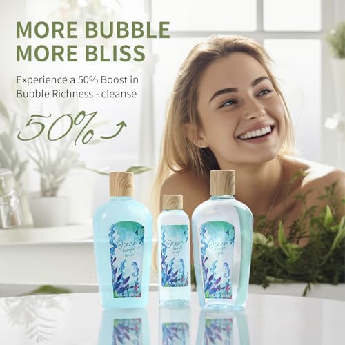 BODY & EARTH Ocean 11pc Spa Gift Baskets for Women Gifts for Her - Image 5