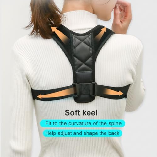 Posture Corrector for Men and Women Adjustable Back Brace for Spine Alignment, Shoulder and Clavicle Support, Breathable Back Straightener for Upper & Lower Back Pain Relief - Image 7