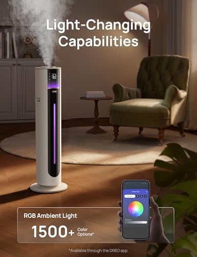DREO 11L Smart Humidifier 747S Large Room 700 ft², 100H Runtime, 21dB Quiet - Image 7