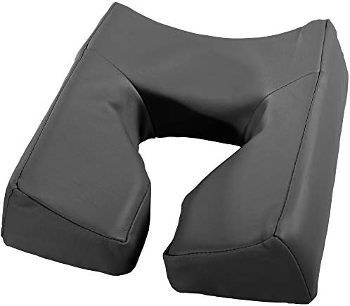 Master Massage Massage Patented Memory Foam Ergonomicdream Face Cushion Pillow Headrest, Black - Image 2