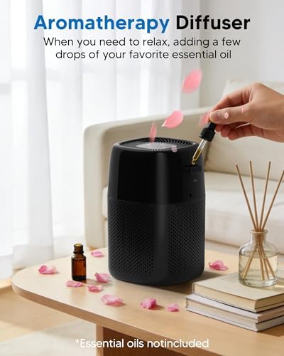 ZQA-5000A Air Purifiers for Home Bedroom to 1600 Ft², H14 True Room Air Purifiers for Bedroom With Sleep Mode Light Mode & Aroma Function Air Cleaner Smoke Odor Dust Pollen Pet Dander - Image 2