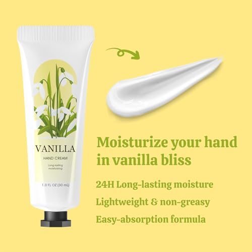 BFFLOVE Spa Gift Box for Women 9pcs Vanilla Bath Set for Her Birthday, Christmas Gifts for Mom, Wife, Girlfriend - Image 5