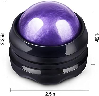 Solacium Manual Massage Roller Ball - Massager and Therapy Tool for Sore Muscles, Shoulders, Arms, Neck, Back, Feet, Body, Deep Tissue, Stiffness, Joint Pain, Stress Relief - Image 6