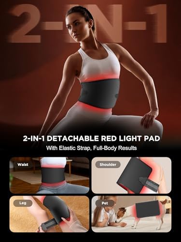 INTEO Red Light Therapy for Face and Body, Infrared Red Light Therapy Lamp - Image 2