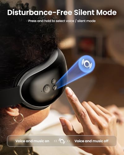RENPHO Eyeris 1 Eye Massager with Heat, FSA Eligible HSA, Heated Eye Mask for Head Tension, Eye Strain & Screen Fatigue, Birthday Gifts for Men and Women - Image 7