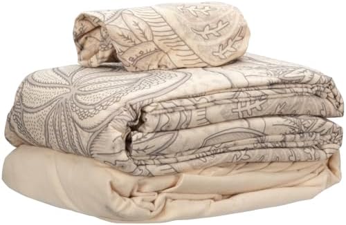 ForPro Designer Flannel 3-Piece Massage Sheet Set, Island Natural - Image 4