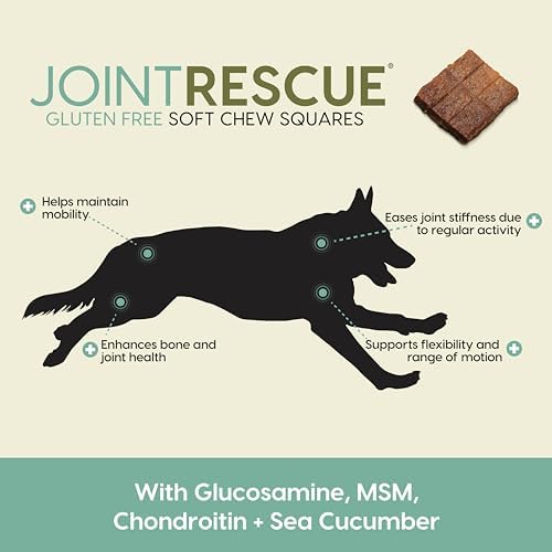 Ark Naturals Joint Rescue Dog Chews, Lamb Flavor, Joint Supplement with Glucosamine & Chondroitin, 1 Pack - Image 2