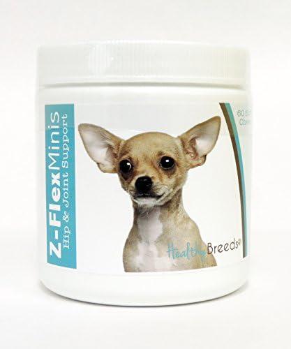 Healthy Breeds Chihuahua Z-Flex Minis Hip and Joint Support Soft Chews 60 Count by HealthyBreeds