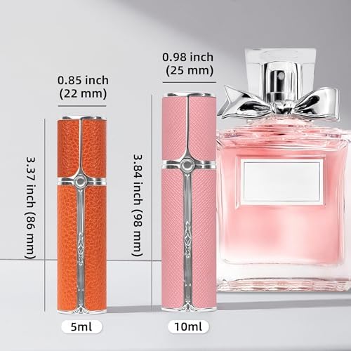 AF01RD Leather Perfume atomiser Bottom Fill, 5ml - Image 6