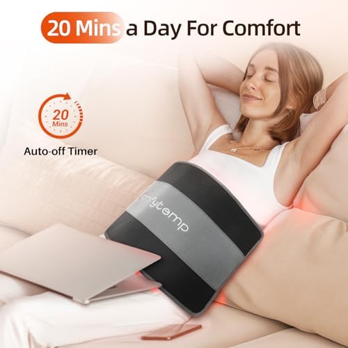 Comfytemp Red Light Therapy Pad for Body, 24'' x 12'', 660nm & 850nm - Image 6