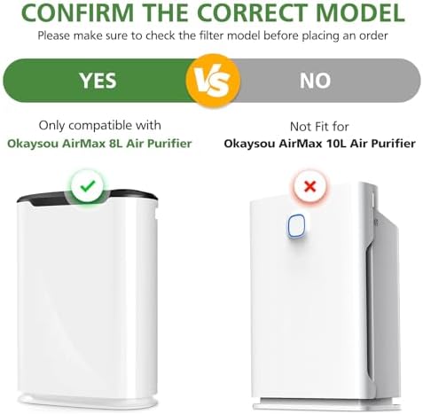 Air Max 8L Filter Compatible With Okaysou Airmax 8L Air Purifier - Image 2