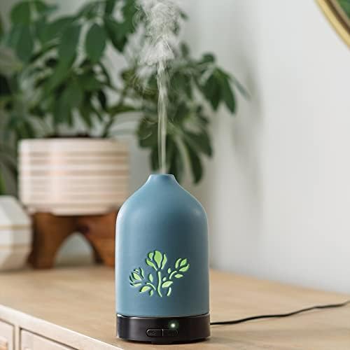 Airome Magnolia Flower Medium Essential Oil Diffuser|100 mL Humidifying Ultrasonic Aromatherapy Diffuser 8 Colorful LED Lights, Intermittent & Continual Mist, Auto Shut-Off - Image 4