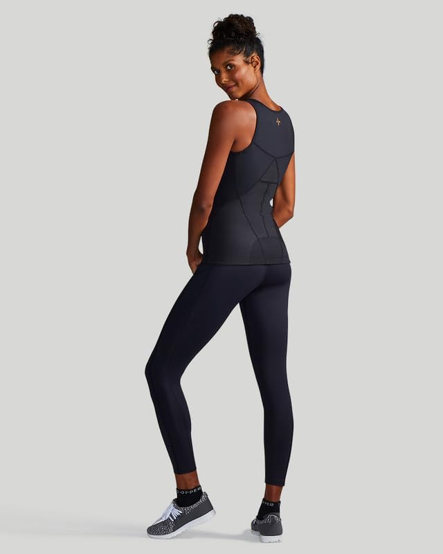 Tommie Copper for Women Lower Back Support Tank Compression Shirt for Women for Lower Back Pain Relief - Image 5