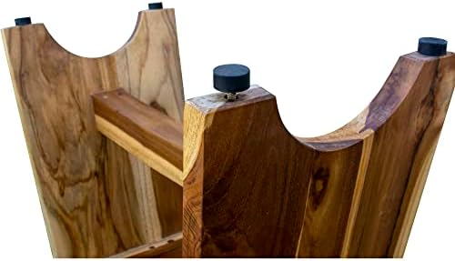 EcoDecors Serenity 24-Inch Teak Shower Stool, Non-Slip, 250 lb - Image 6