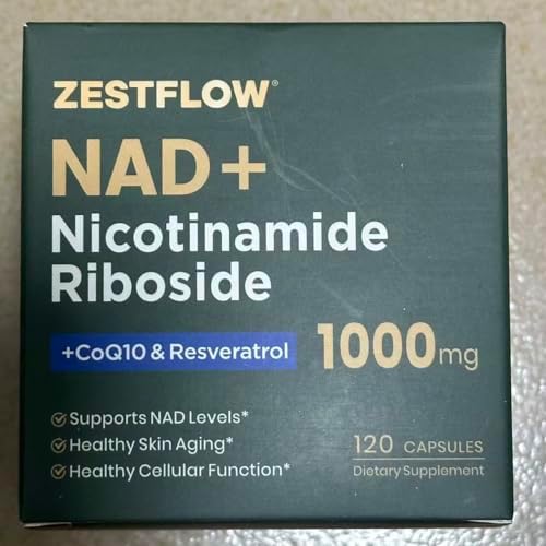 NAD Supplement, NAD+ Nicotinamide Riboside Resveratrol 1000mg, Liposomal NAD Supplement for Women & Men, NAD Plus with CoQ10 for Cellular Energy & Healthy Aging, 120 Caps - 60 Day Supply - Image 7